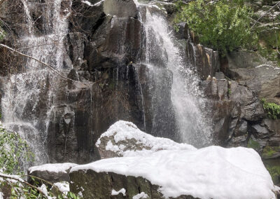 Linda Falls Preserve snow - Feb. 24, 2023