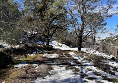 Snow on Sutro Ranch Preserve - Feb. 24, 2023